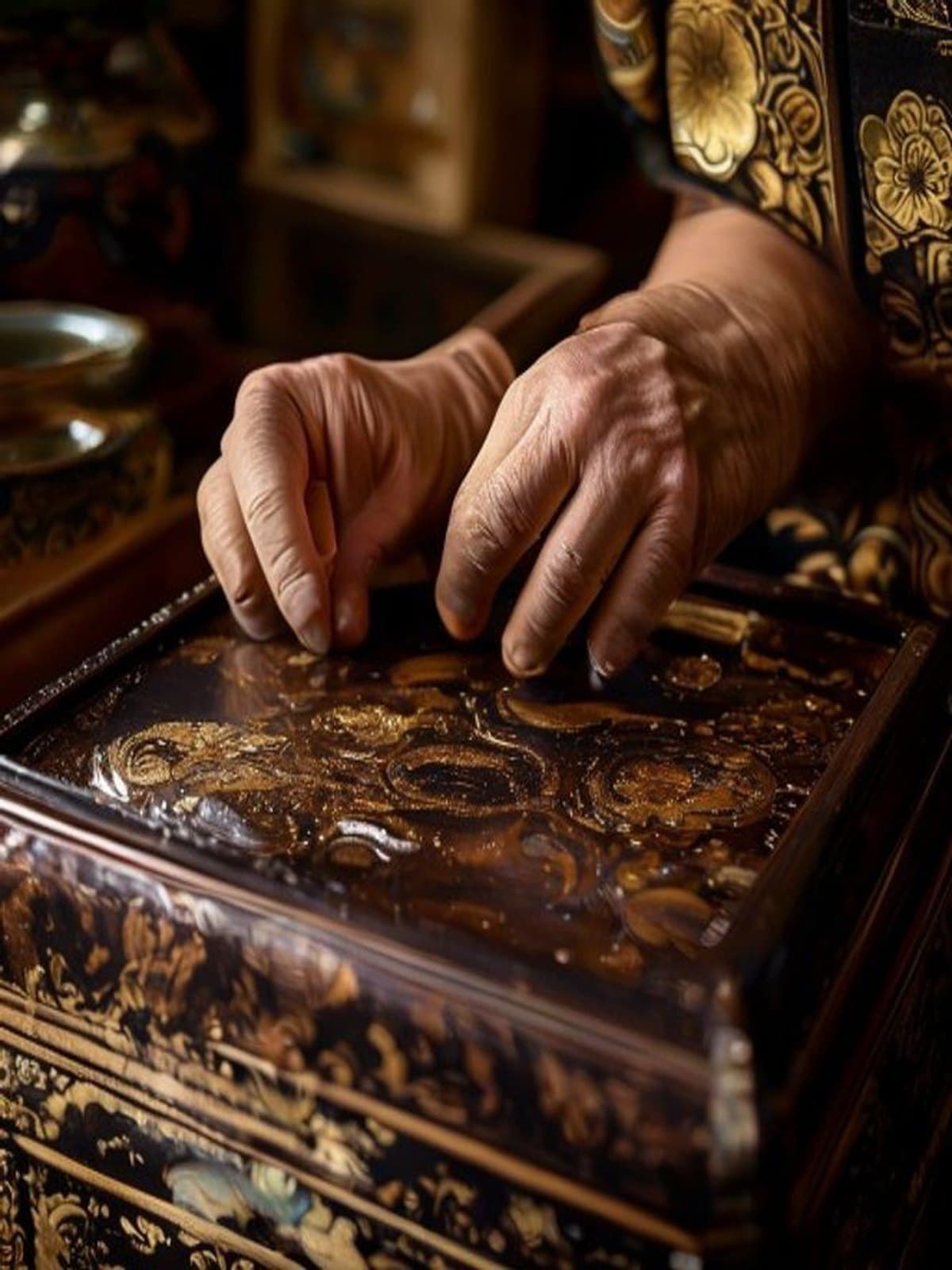Sơn mài Hạ Thái