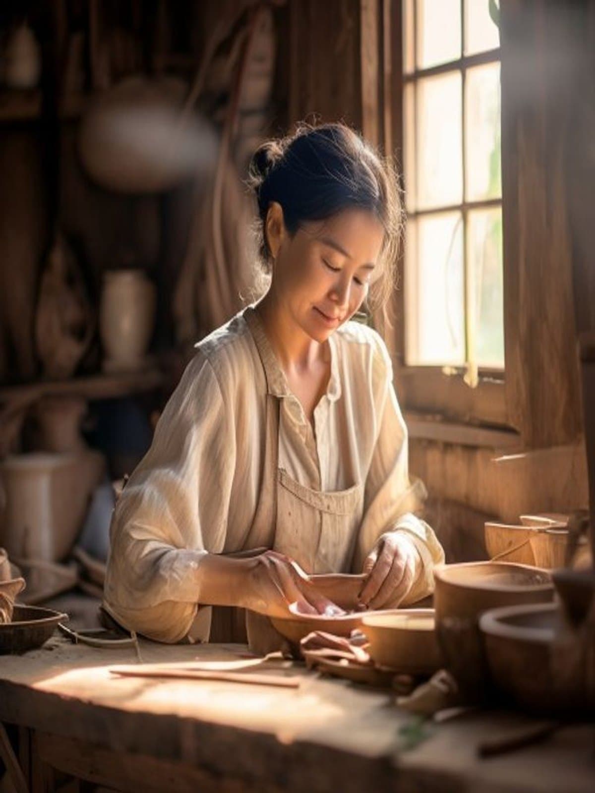 Nghệ nhân Việt làm đồ thủ công
