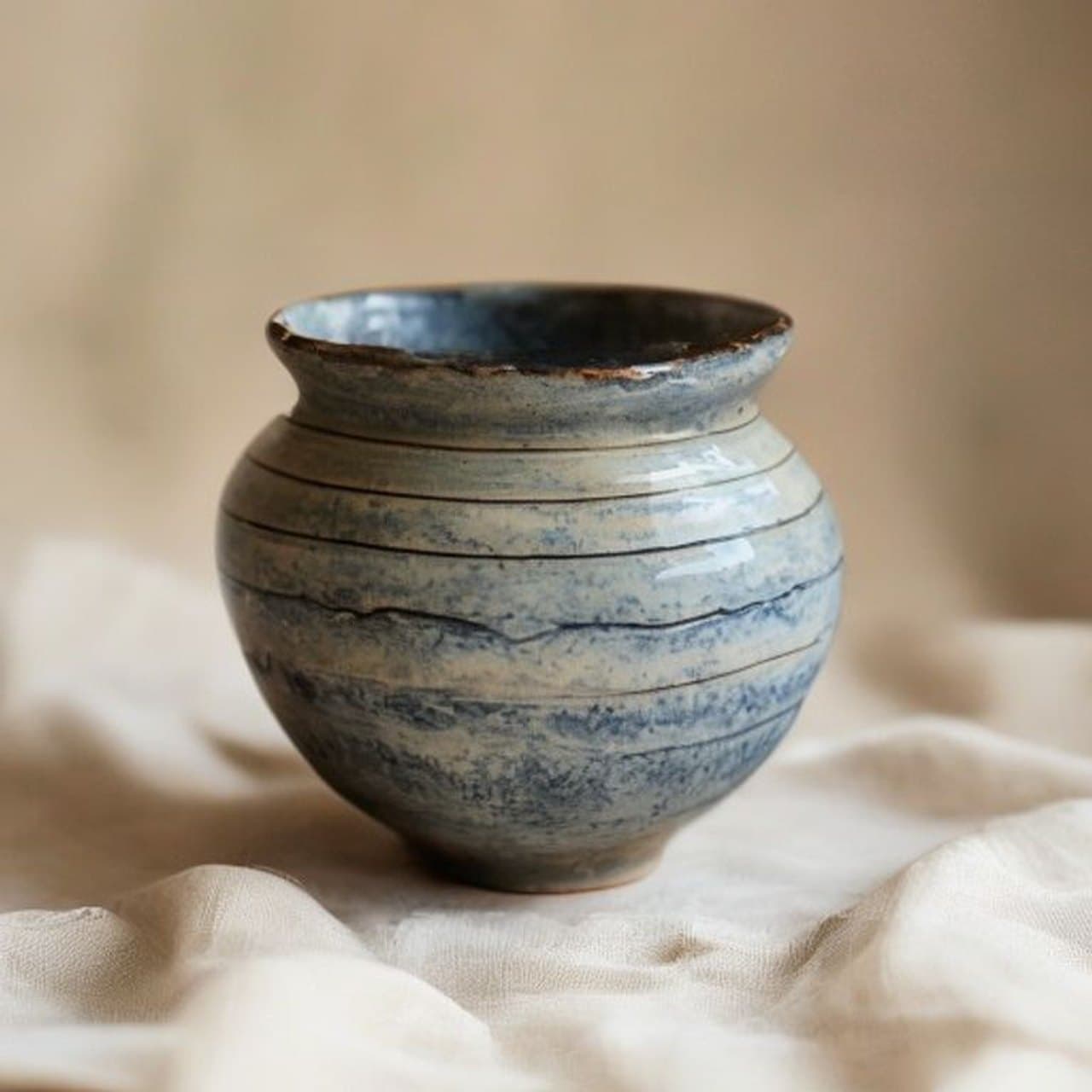 Bình Gốm Men Rạn Bát Tràng